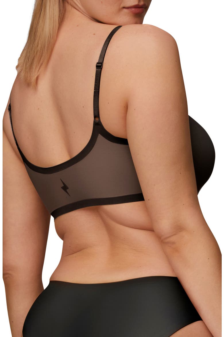 Support Bralette, Alternate, color, BLACK