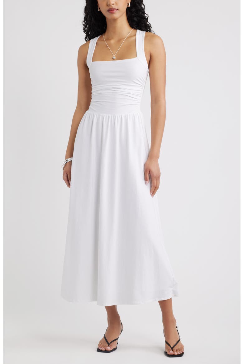 square neck dress maxi Never Say Never Black/Rose / M Let the Lulus Love Me Forever Pink Floral Square Neck Maxi Dress take you on a romantic night out Fran | White Square-Neck Corset