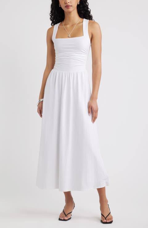 Square Neck Maxi Dress