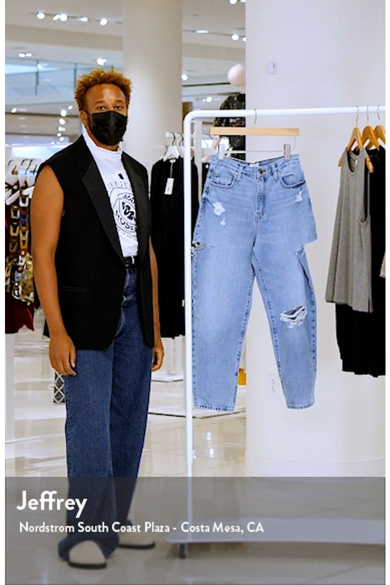 Ultra High Berrel Ankle Wide Leg Jeans video