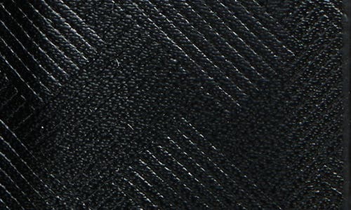 Original Penguin Feather Edge Textured Reversible Belt In Black