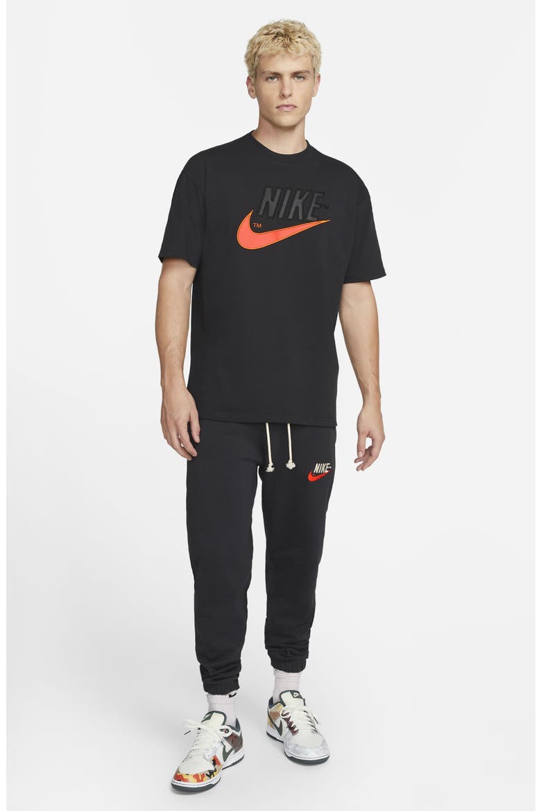 Sportswear Trend Max 90 Appliqué Graphic Tee, Alternate, color, OFF NOIR
