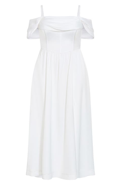 Angel Love Corset Maxi Dress (Plus)