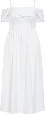 City Chic Angel Love Corset Maxi Dress