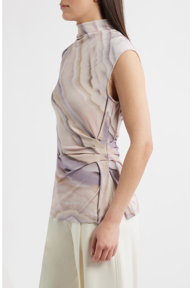 Erocis Print Sleeveless Top, Alternate, color, LAVENDER TIDE PRINT