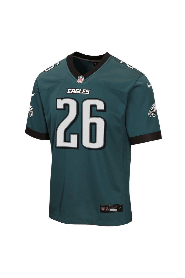 Youth Nike Saquon Barkley Midnight Green Philadelphia Eagles Team Game Jersey, Alternate, color, Green