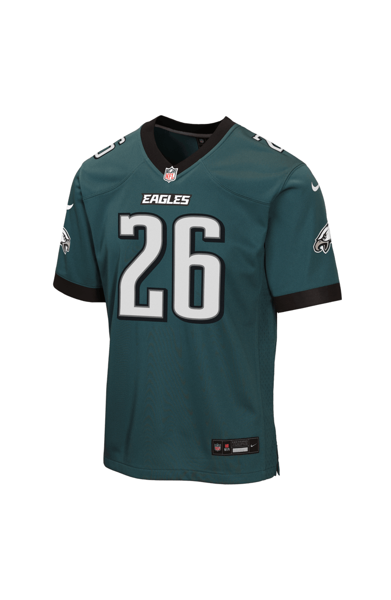 Nike Youth Nike Saquon Barkley Midnight Green Philadelphia Eagles Team Game Jersey, Alternate, color, Green