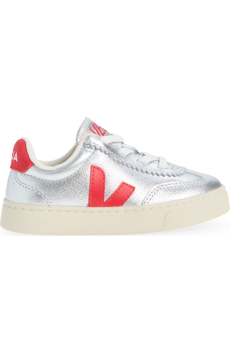 Veja Kid's Small Volley O.T. Sneaker, Alternate, color, Silver Pekin