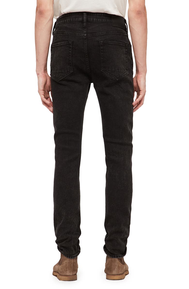 AllSaints Cigarette Skinny Fit Jeans, Alternate, color, 