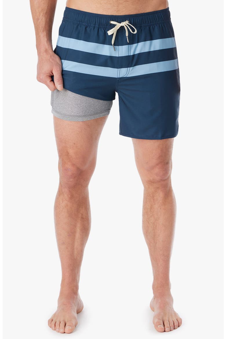The Anchor Swim Trunks, Alternate, color, LIGHT BLUE STRIPE