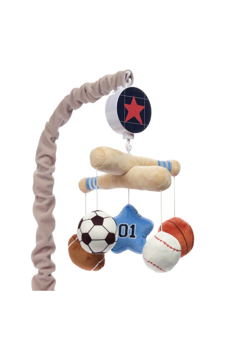 Lambs & Ivy Baby Sports Musical Baby Crib Mobile Soother Toy, Main, color, Multicolor