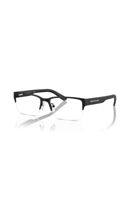 Armani Exchange 53mm Rectangle optical glasses in Black  product