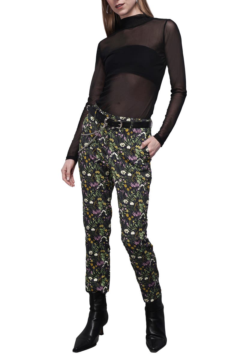 WILDFANG The Empower Slim Crop Pant, Alternate, color, Meadow Navy