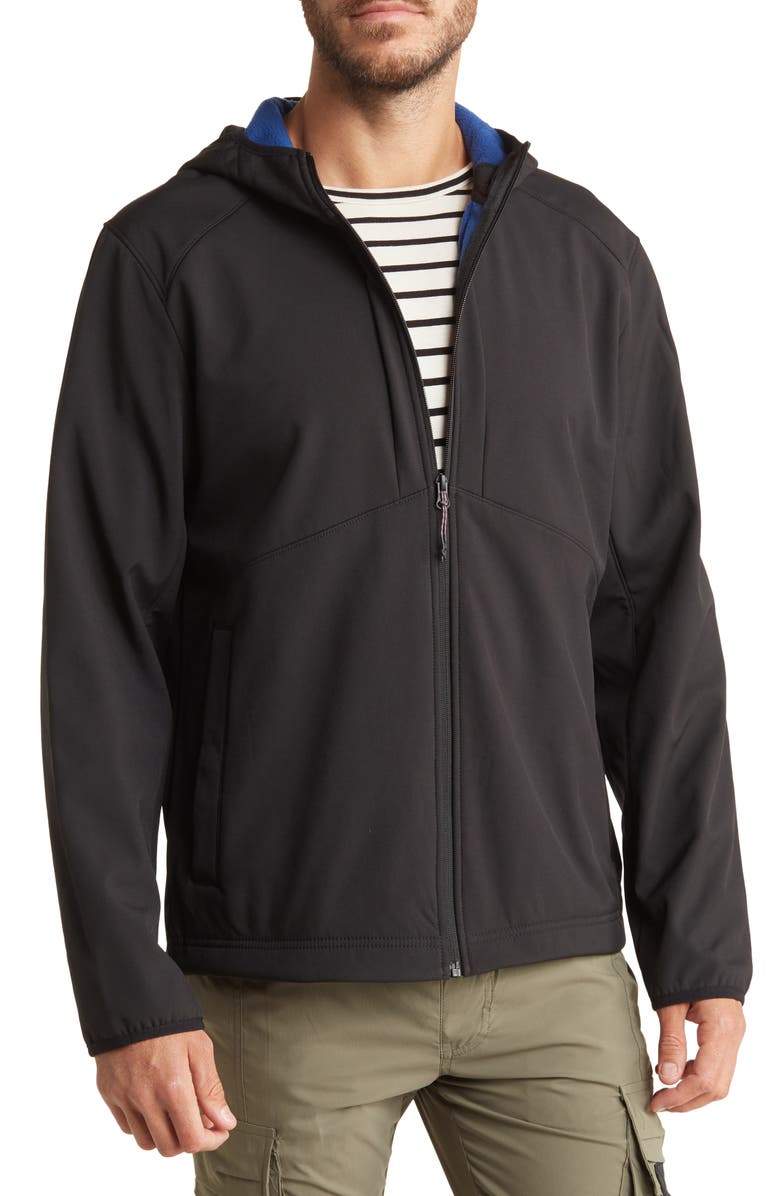 HAWKE & CO Flex Soft Shell Hooded Jacket, Main, color, 