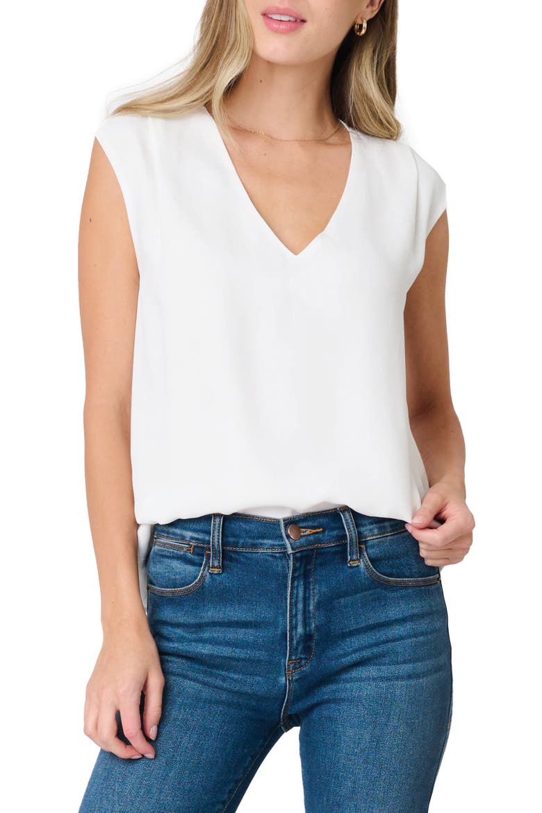 The Favorite V-Neck Sleeveless Top, Main, color, IVORY
