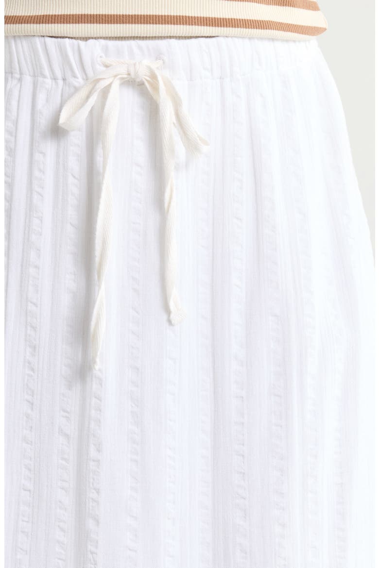 Dune Tie Waist Maxi Skirt, Alternate, color, WHITE