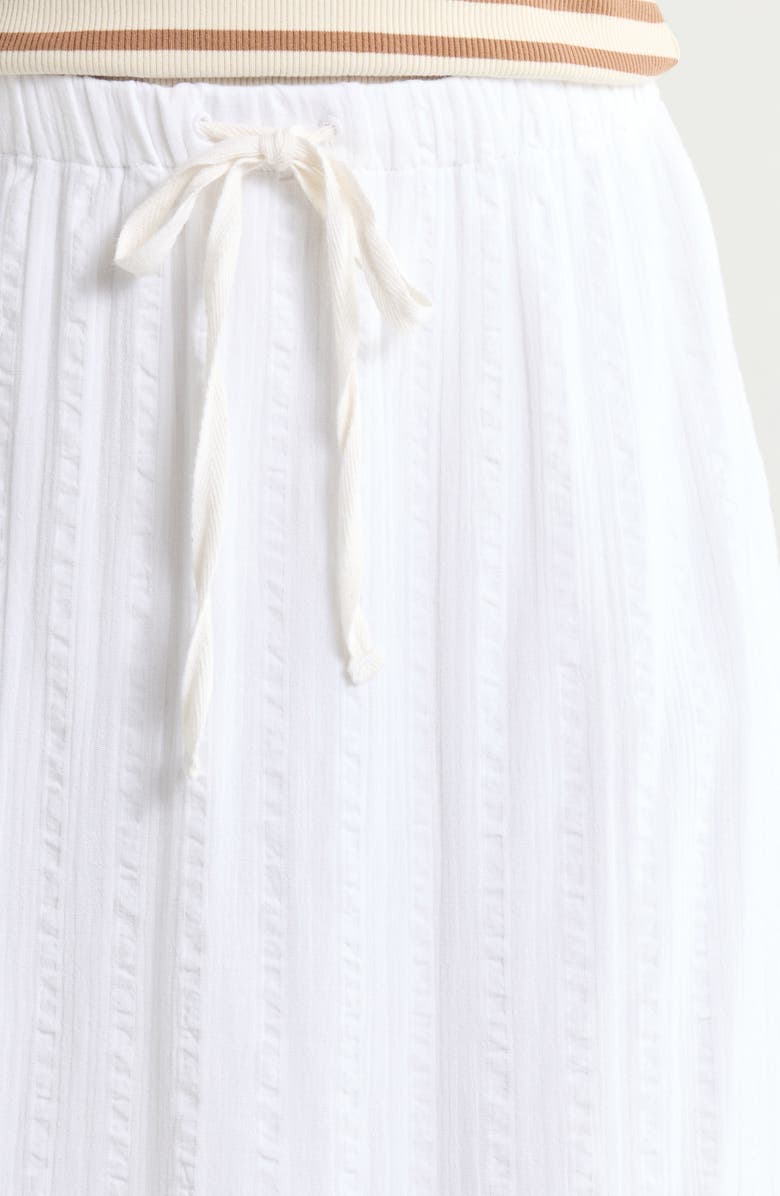 Faherty Dune Tie Waist Maxi Skirt, Alternate, color, White