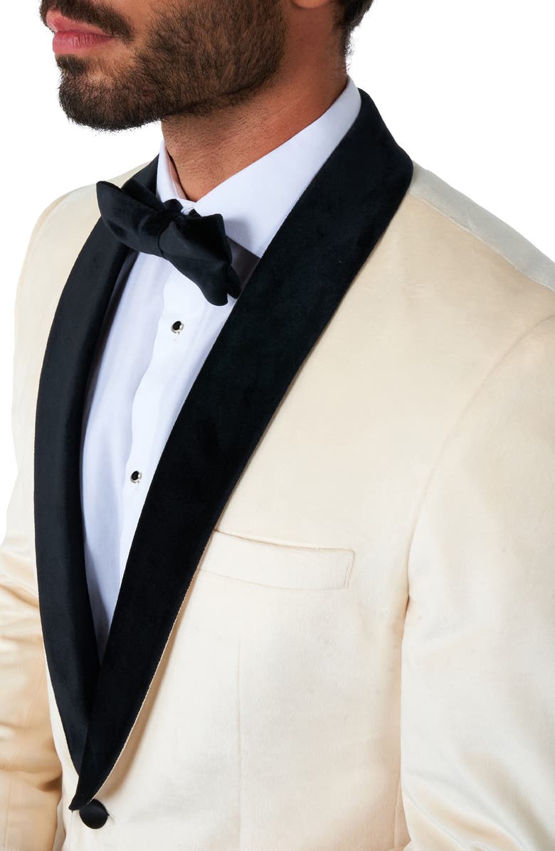 OppoSuits Ivory Champaigne Dinner Jacket, Alternate, color, White