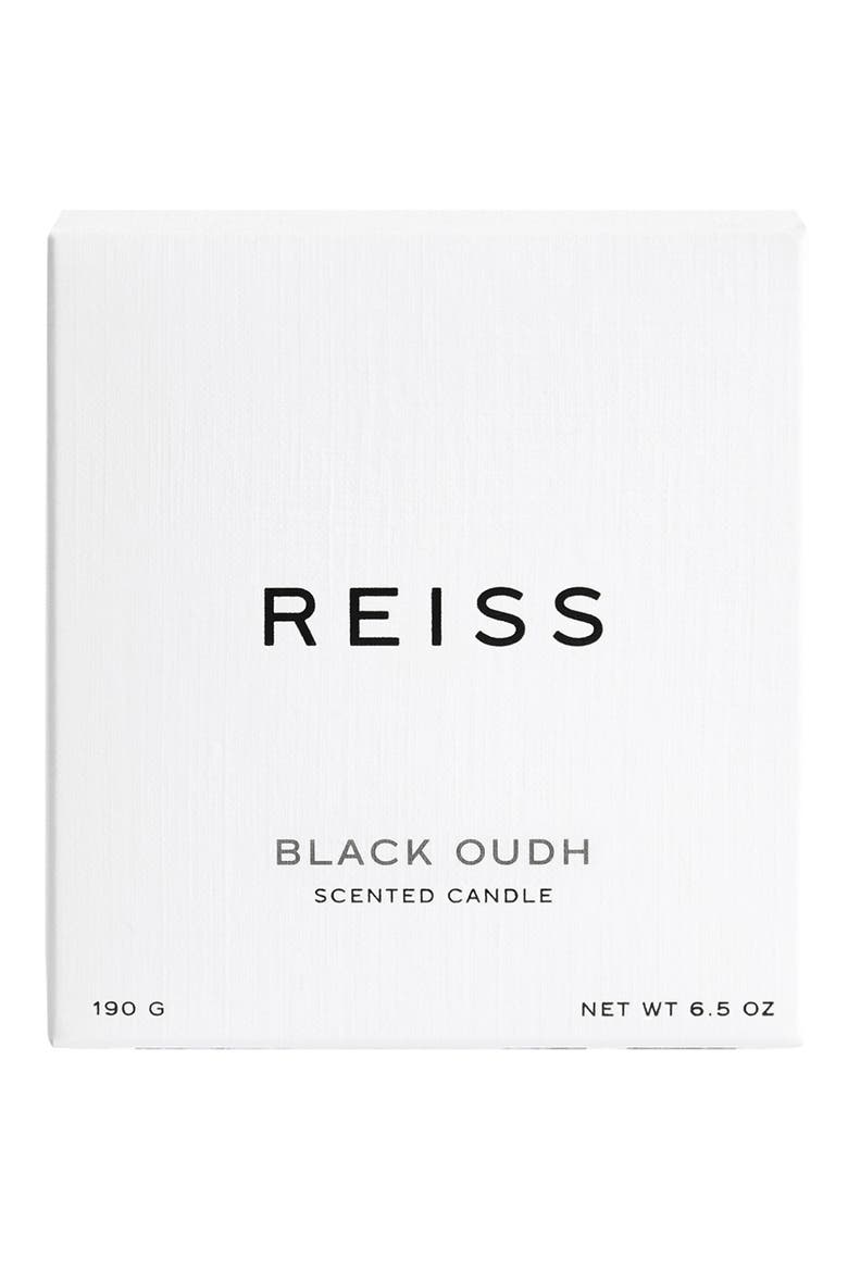 Black Oudh Scented Candle, Alternate, color, BLACK