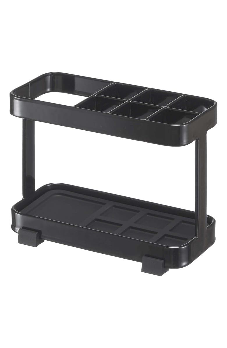 Yamazaki Toothbrush/Toothpaste Stand, Main, color, Black
