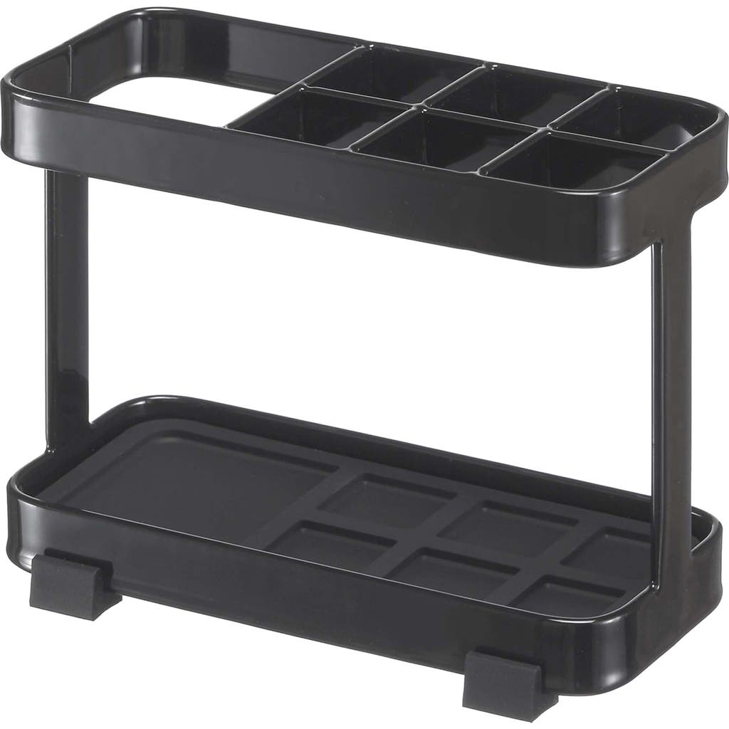 Yamazaki Toothbrush/toothpaste Stand In Black