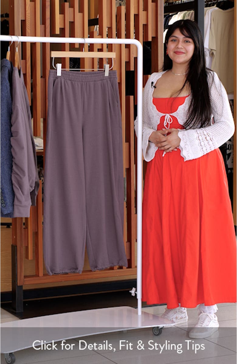 Cinch Cord Hem Sweatpants, sales video thumbnail