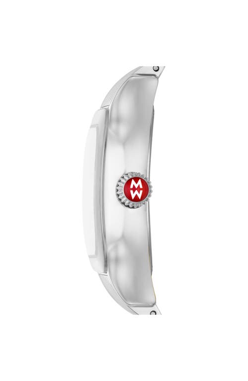 Michele Meggie Diamond Dial Two-tone Bracelet Watch, 29mm