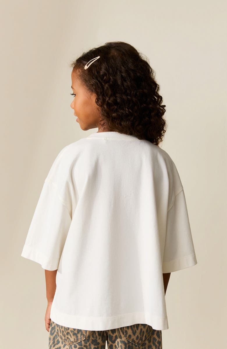 NEXT Kids' Cake Beaded Oversize T-Shirt, Alternate, color, Neutral