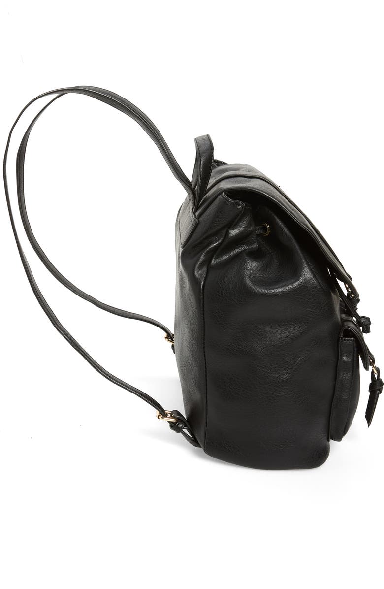 Sole Society Creda Faux Leather Backpack, Alternate, color,