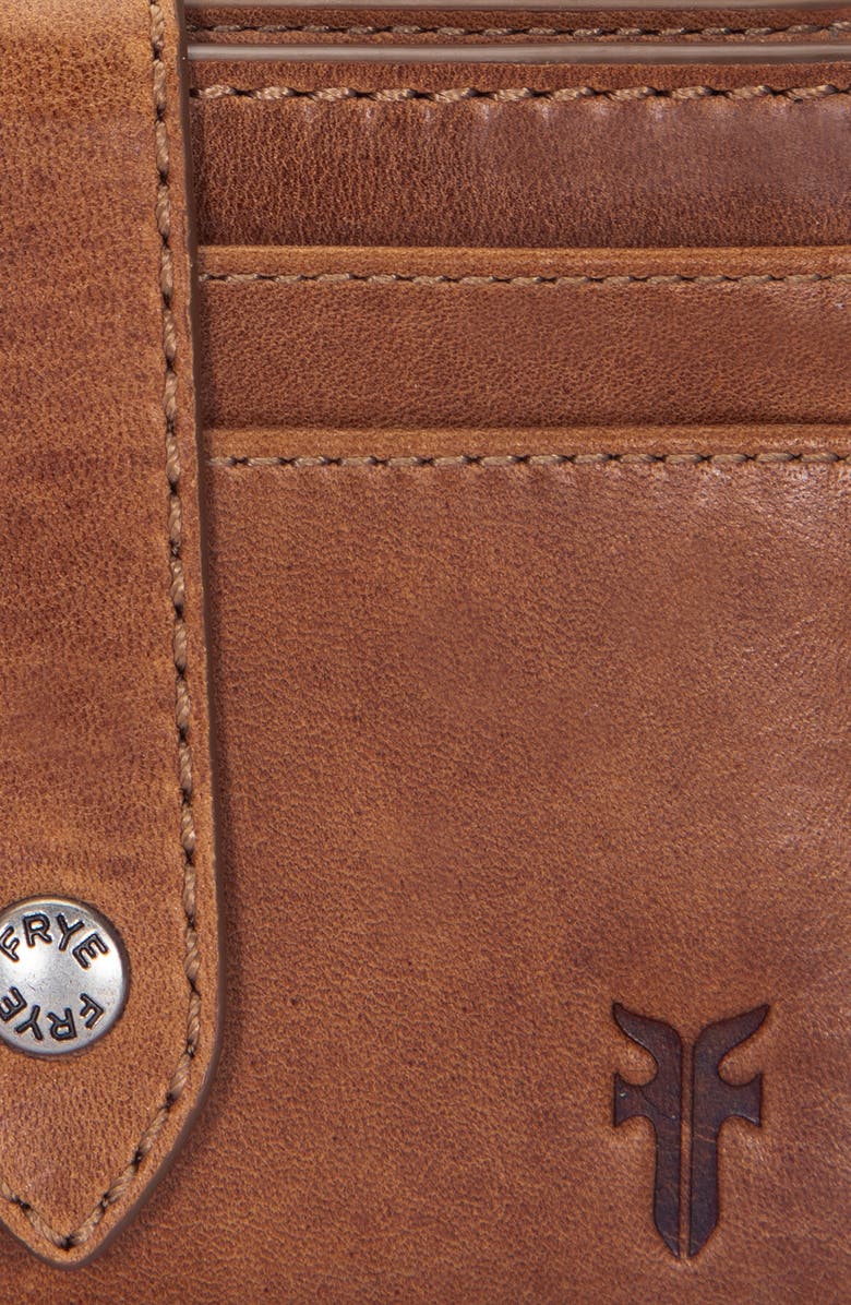 Frye Melissa Leather Card Case, Alternate, color, 