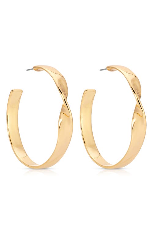 Ettika Heirloom Large Hoop Earrings In Gold
