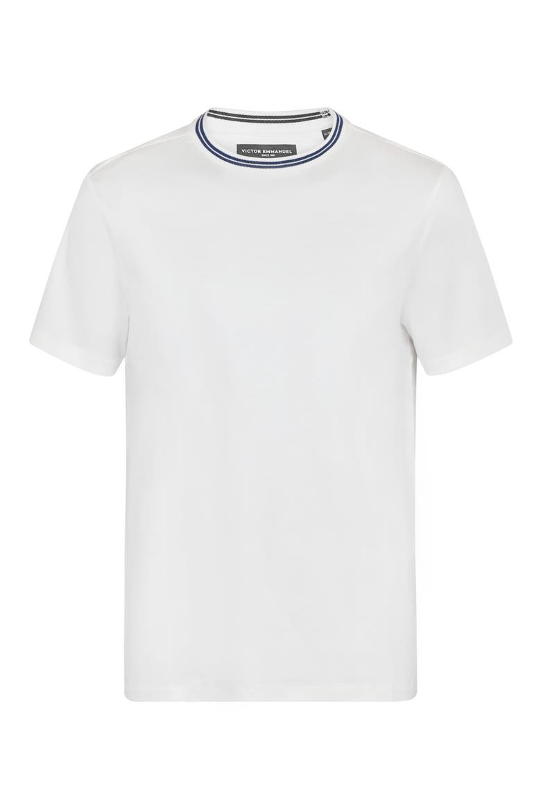 Cotton Crewneck T-Shirt, Alternate, color, 01 WHITE