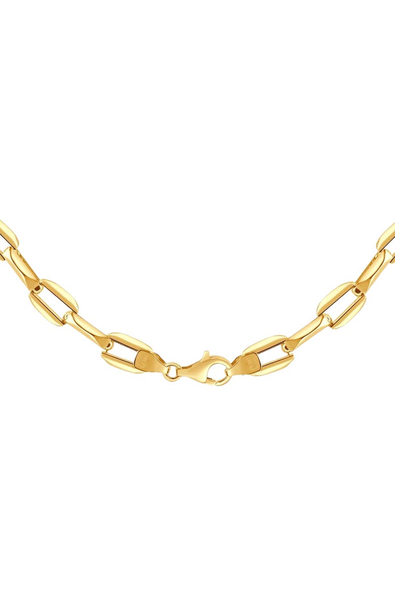 Bliss Diamond 14k Gold Women's 24" Chain Necklace 34 Grams 8mm Thick, Alternate, color, 14K Yellow Gold