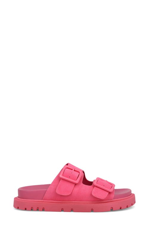 Mia Gen Slide Sandal In Hot Pink