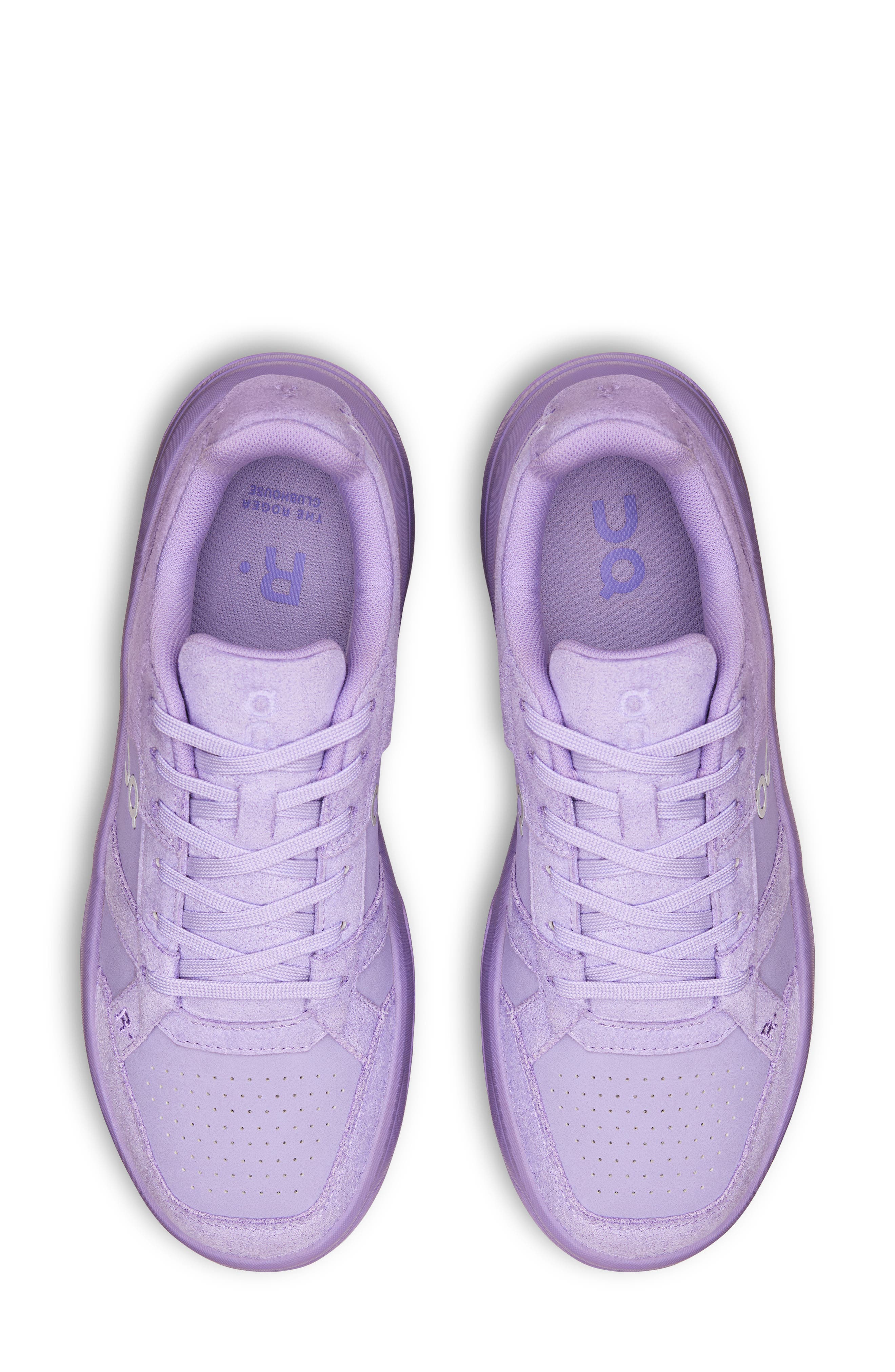 On THE ROGER Clubhouse Ace Tennis Sneaker, Alternate, color, Bloom/ Thistle