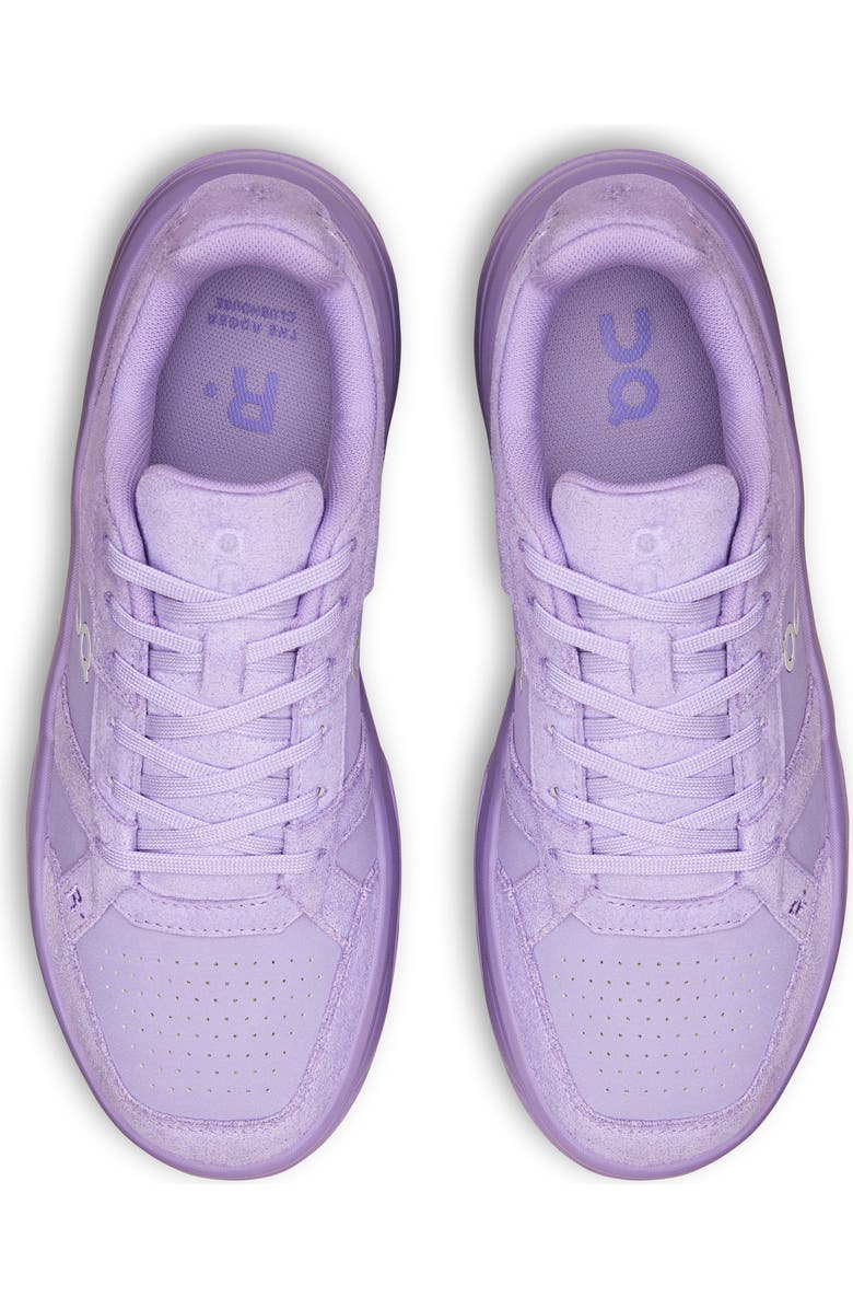 On THE ROGER Clubhouse Ace Tennis Sneaker, Alternate, color, Bloom/ Thistle