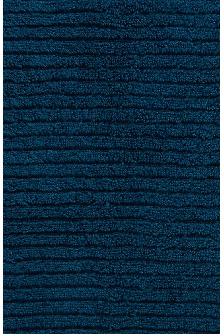 Hydro Ribbed Organic Cotton Blend Bath Towel, Alternate, color, TEAL SEAGATE