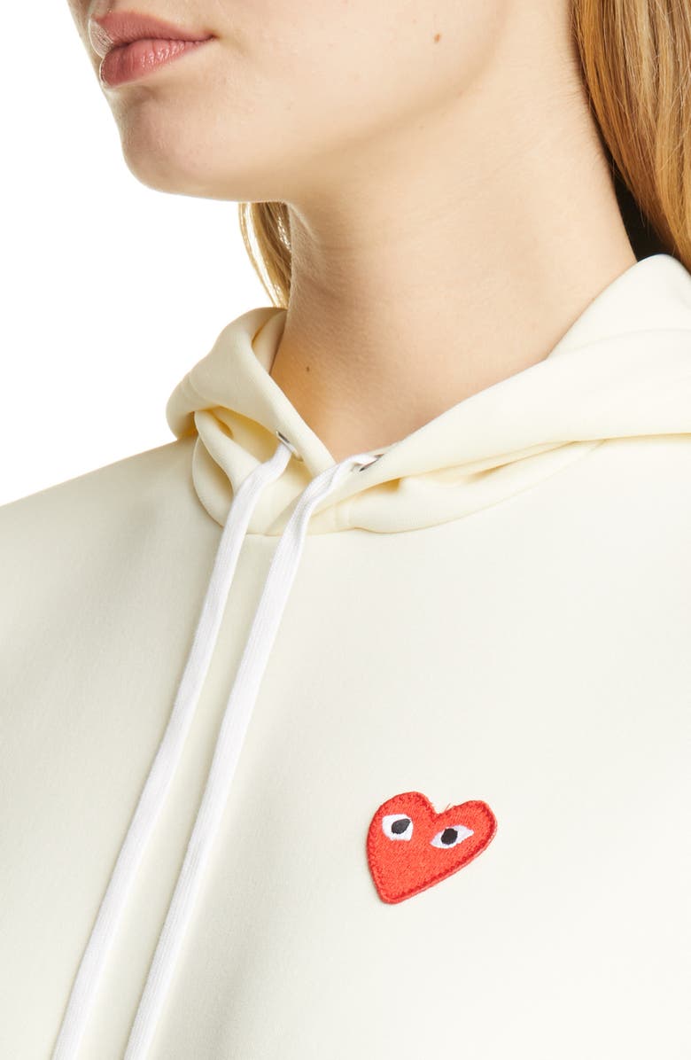 Comme des Garçons PLAY Red Heart Hoodie, Alternate, color, 