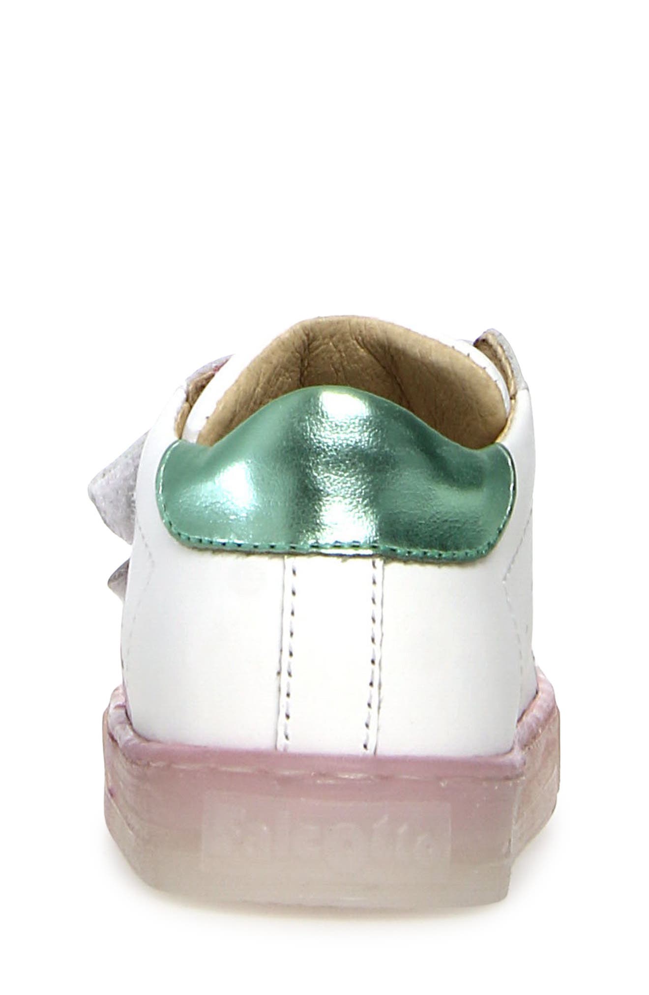Naturino Falcotto Sneaker, Alternate, color, White-Green