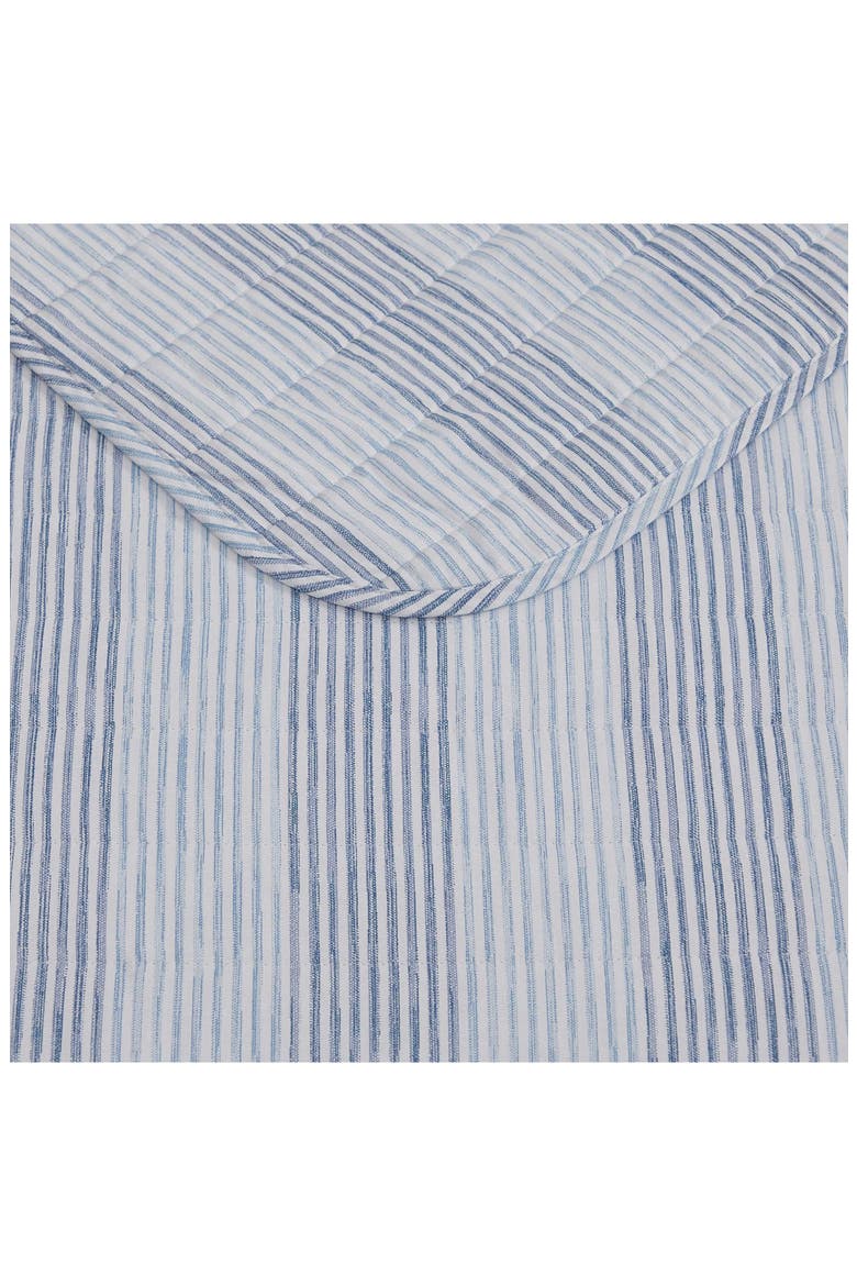 Weekend Stripe Quilt & Sham Set, Alternate, color, BLUE MULTI