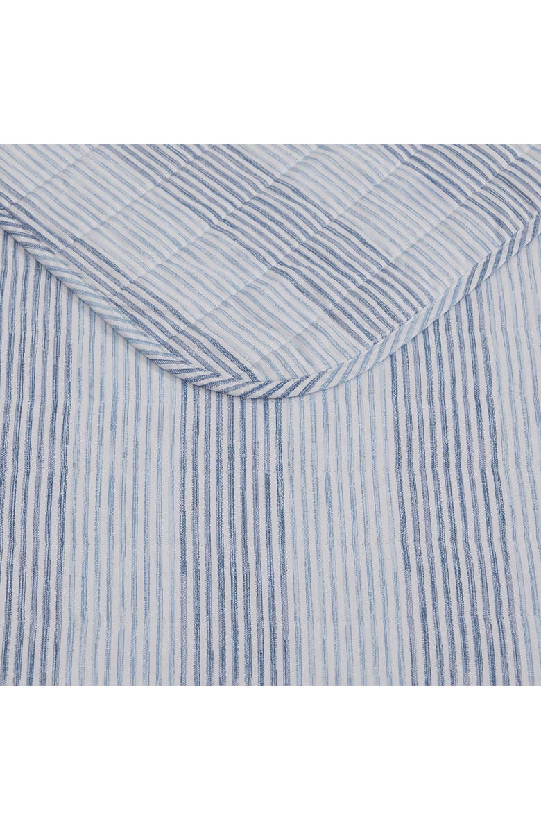 Tommy Bahama Weekend Stripe Quilt & Sham Set, Alternate, color, Blue Multi