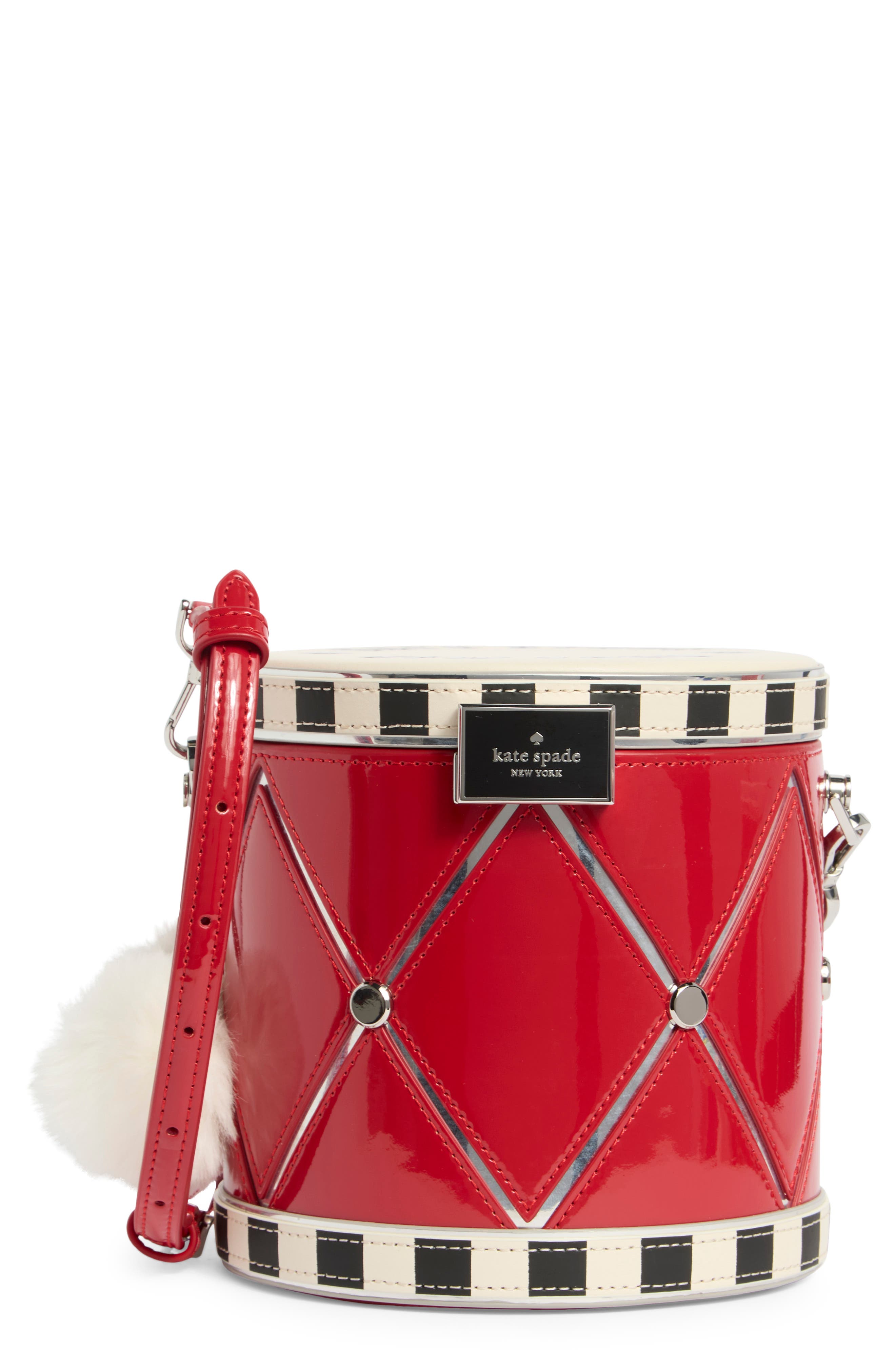Kate Spade New York oh what fun toy store 3d drum crossbody bag, Main, color, 