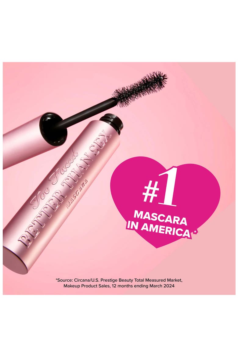 Better Than Sex Volumizing & Lengthening Mascara Duo $58 Value, Alternate, color, BLACK