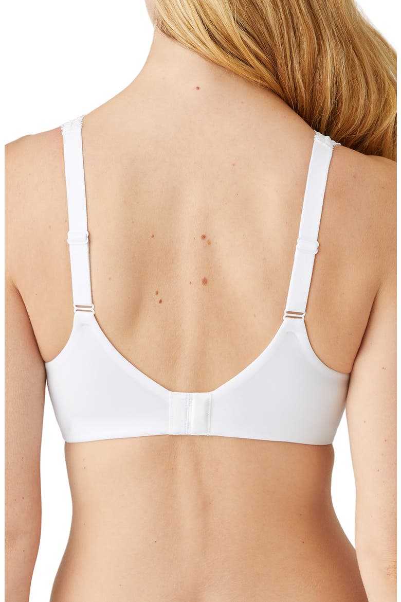 Softly Styled Underwire Bra, Alternate, color, WHITE