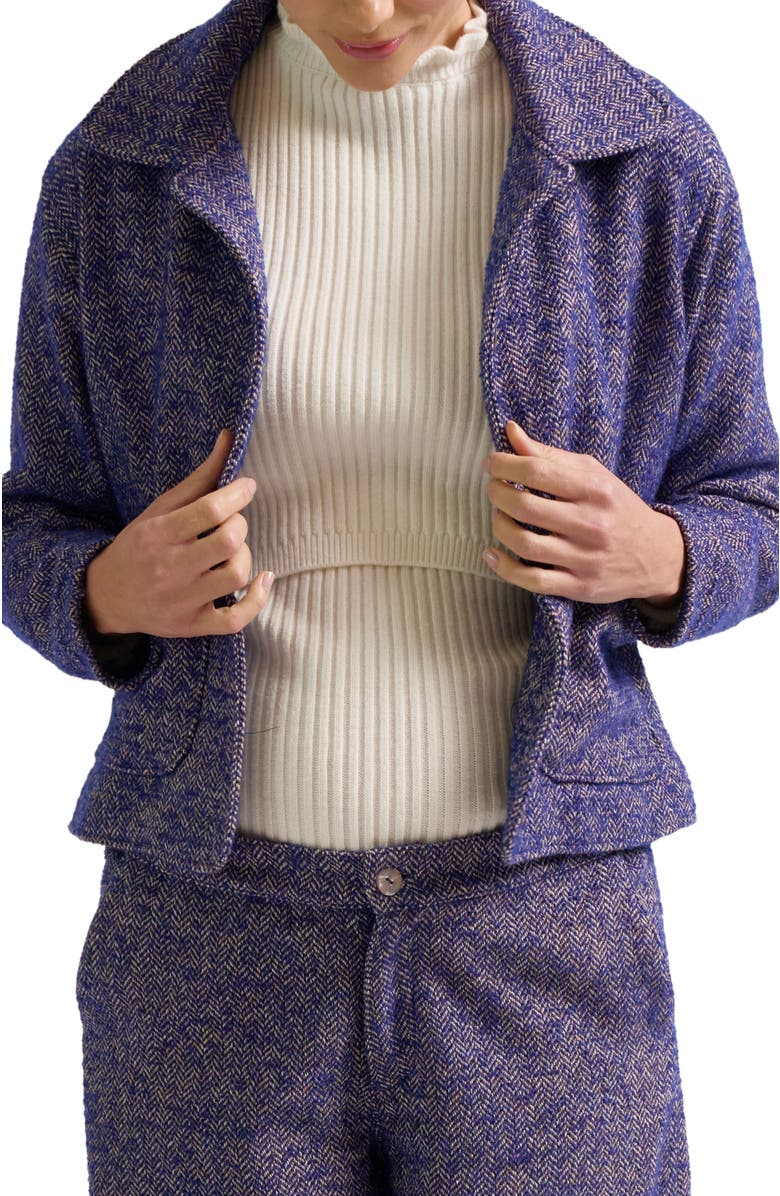 Cache Coeur Pippa Maternity Jacket, Alternate, color, Blue