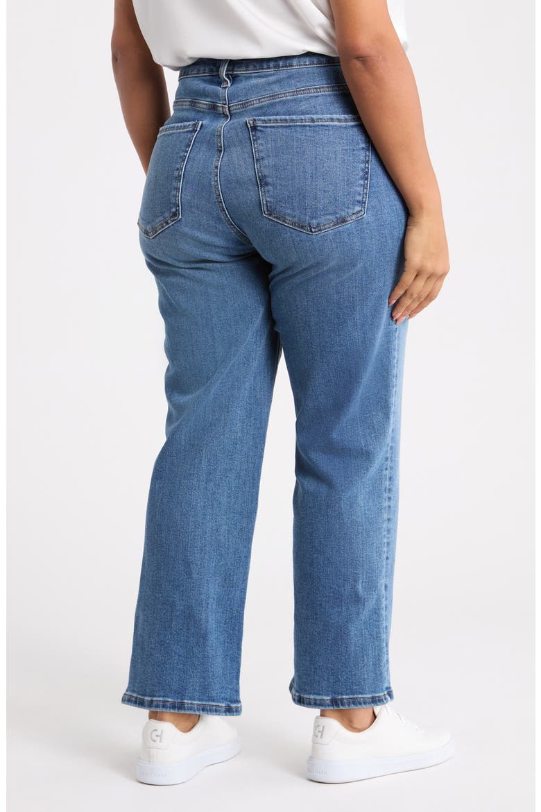 Avery High Waist Straight Leg Jeans, Alternate, color, WHOLLY