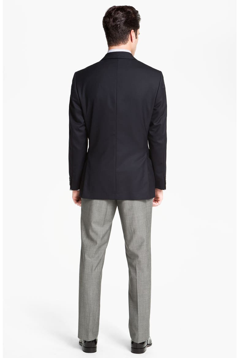 Solid Wool Blazer, Alternate, color, NAVY