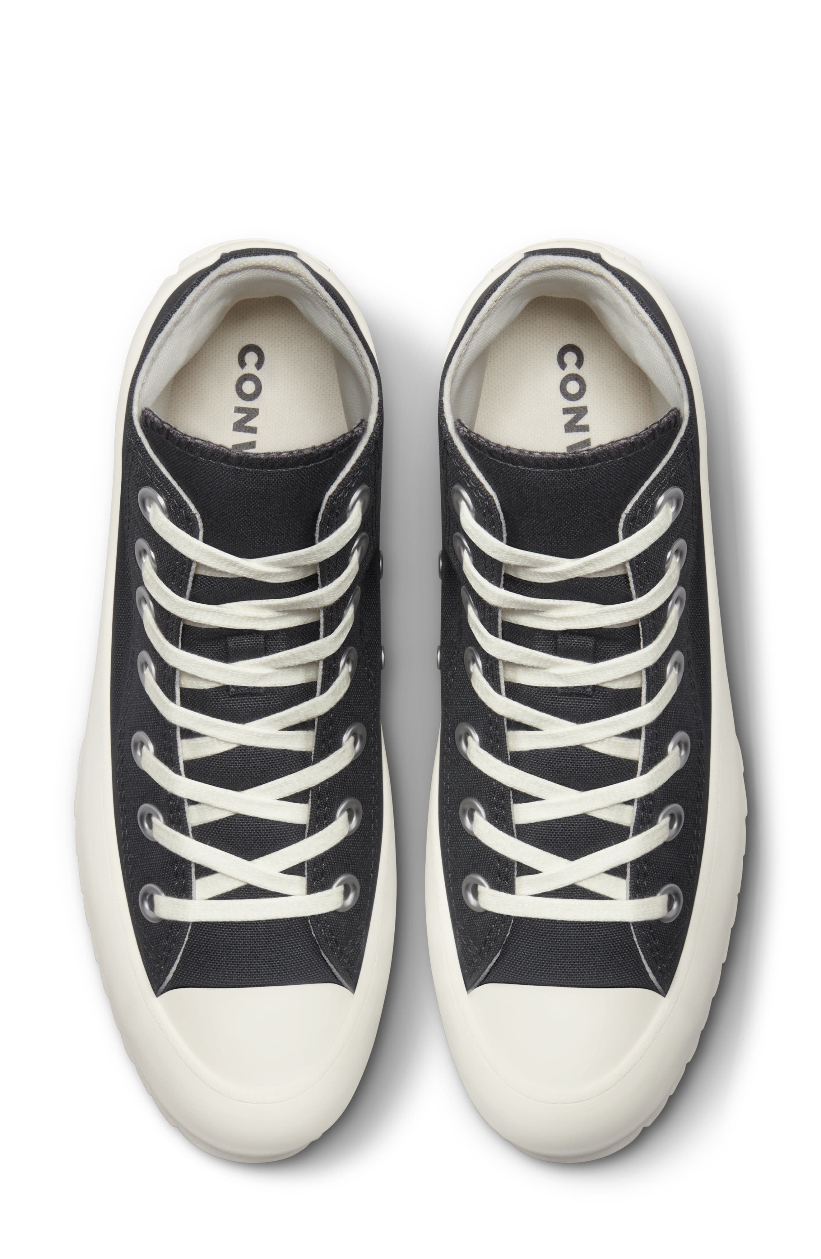 Chuck Taylor® All Star® Lugged High Top Sneaker, Alternate, color, DK SMOKE GREY/ BLACK/ EGRET