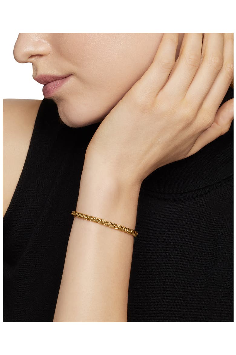 Stax Oval Link 18K Gold Bracelet, Alternate, color, YELLOW GOLD
