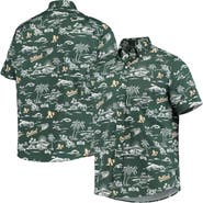 Reyn Spooner Men's Reyn Spooner Green Oakland Athletics Kekai Button-Down Shirt